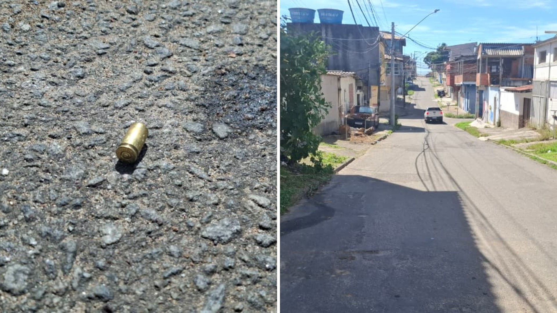 Homem é morto a tiros na frente da companheira e suspeito foge de bicicleta elétrica na Serra