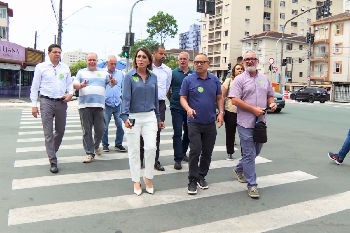 TV Tribuna e caminhada: Veja como foi a terça-feira dos candidatos à Prefeitura de Santos