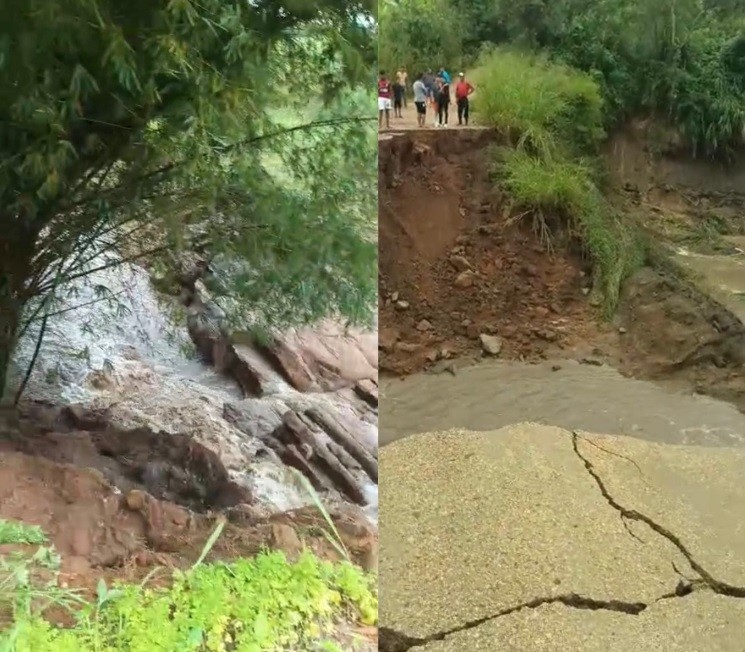 Barragem e barreiros rompem, causam destruição e deixam morador desalojado, no Agreste da PB