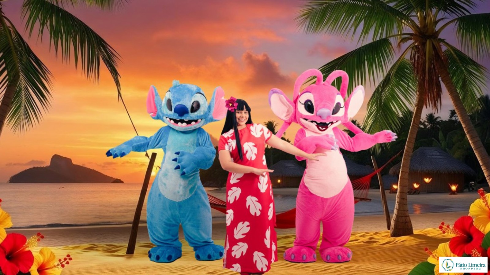 Peça “As aventuras de Lilo & Stitch” é atração no Pátio Limeira Shopping
