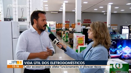 Calor excessivo pode prejudicar o funcionamento de eletrodomésticos