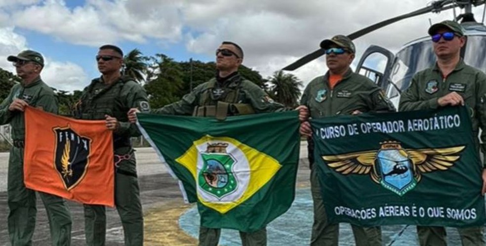 Aeronave da Ciopaer decolou com equipe de militares para ajudar nos resgates no Rio Grande do Sul. — Foto: Reprodução