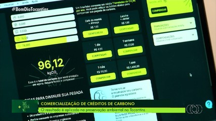 Mais Sustentável: crédito de carbono visa reduzir impactos ambientais no Tocantins