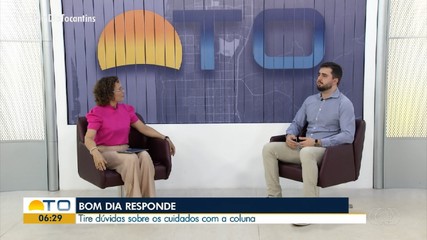 Especialista tira dúvidas sobre cuidados com a coluna no Bom Dia Responde
