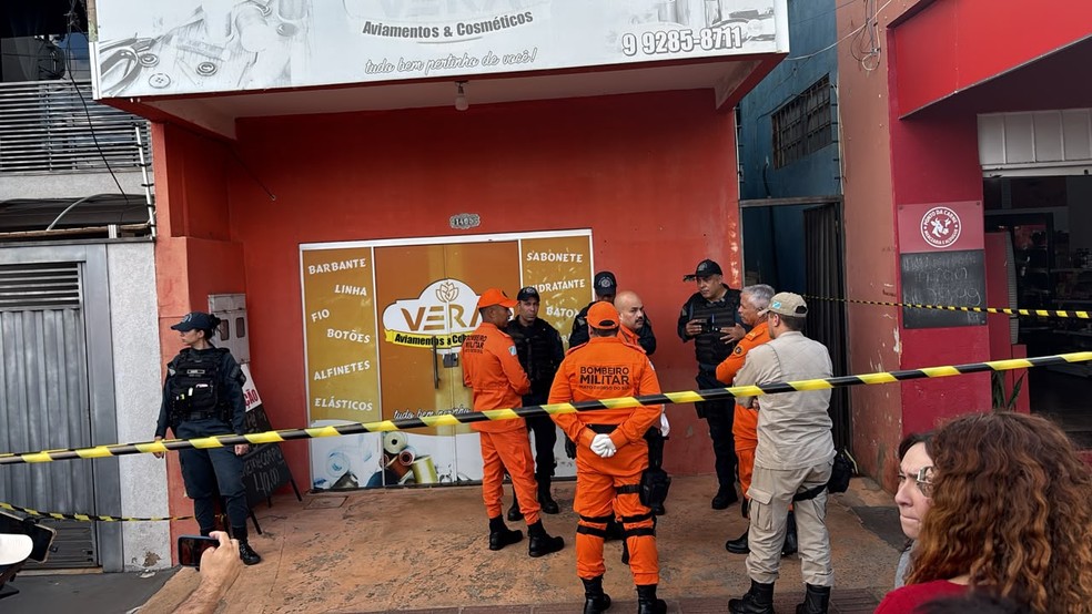 Local onde a empresária foi morta pelo irmão. — Foto: Débora Ricalde.
