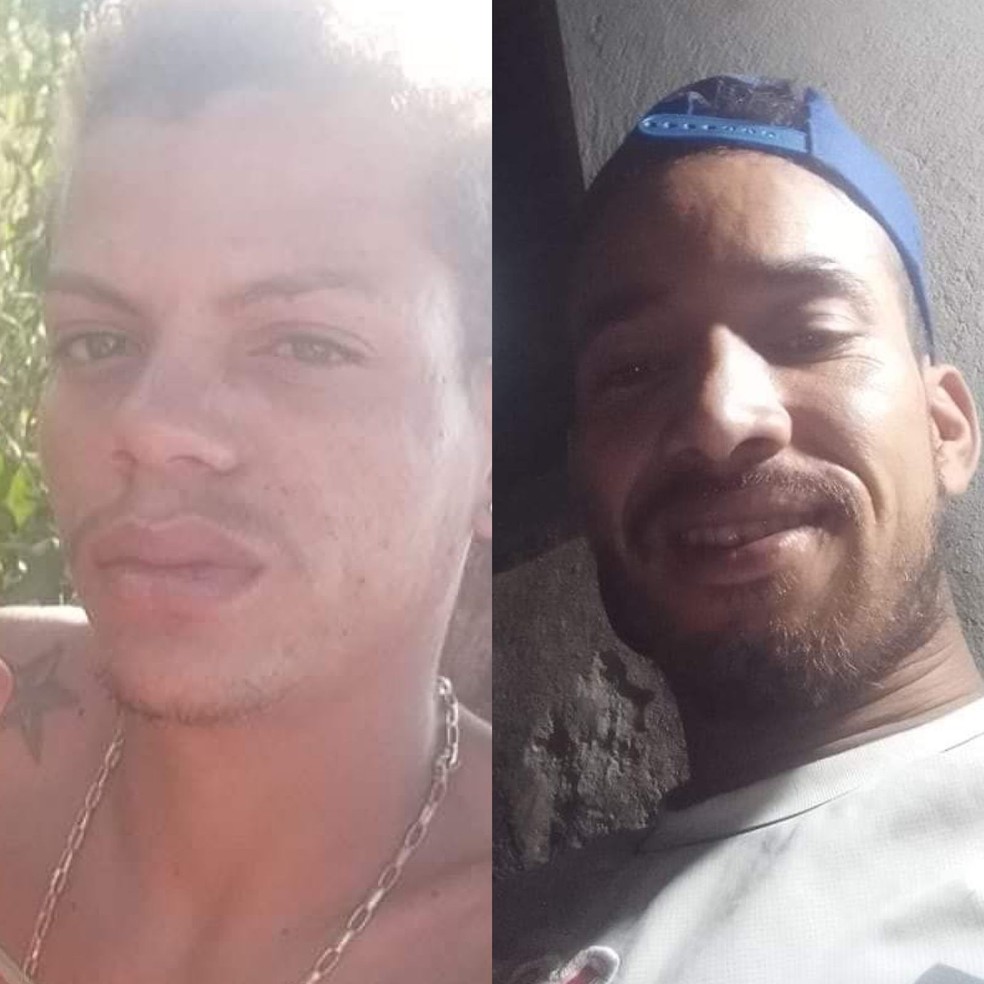 Os suspeitos foram identificados como identificados como Claudinei Santos da Silva e Tony Walhey da Silva — Foto: Reprodução