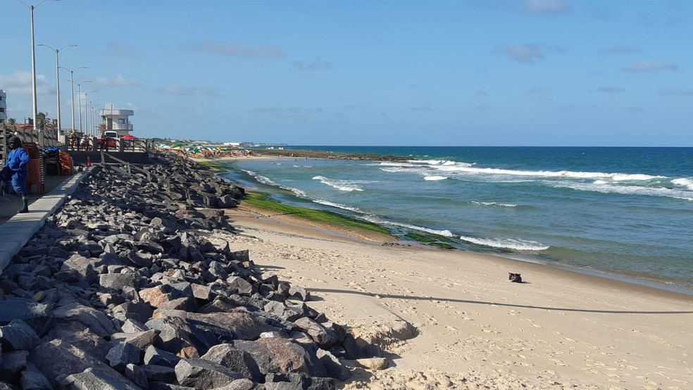 Praia do Meio, Natal, RN — Foto: Sérgio Henrique Santos/Inter TV Cabugi