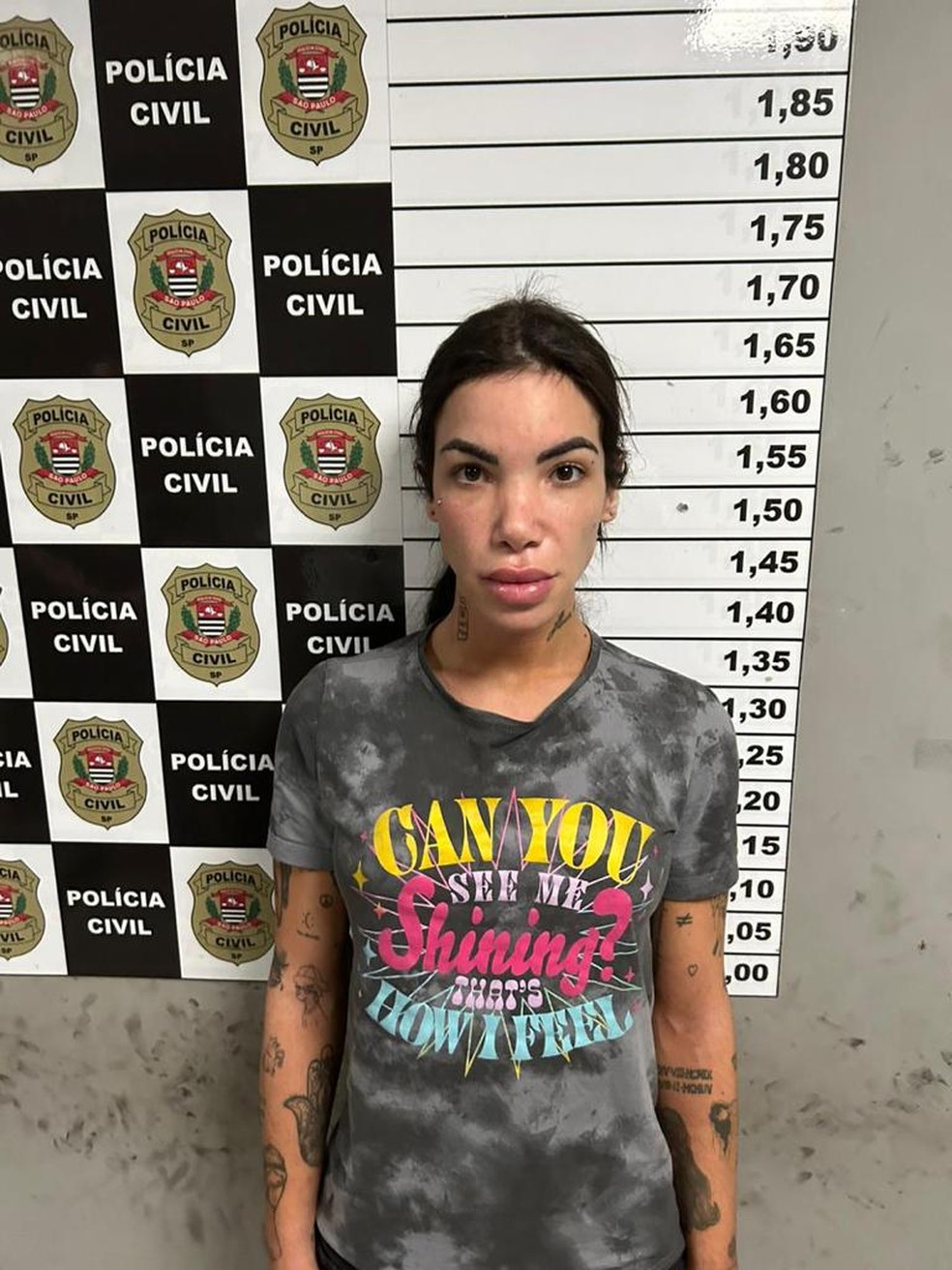 Influenciadora presa nesta quarta — Foto: Reprodução/Polícia Civil
