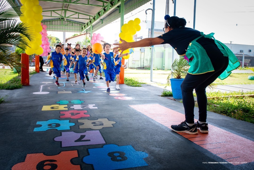 Mais de 54 mil alunos iniciam o Ano Letivo 2026 em Boa Vista