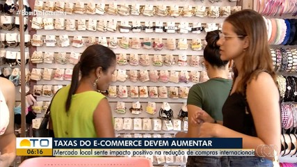 Redução de compras internacionais impulsiona compras no mercado local