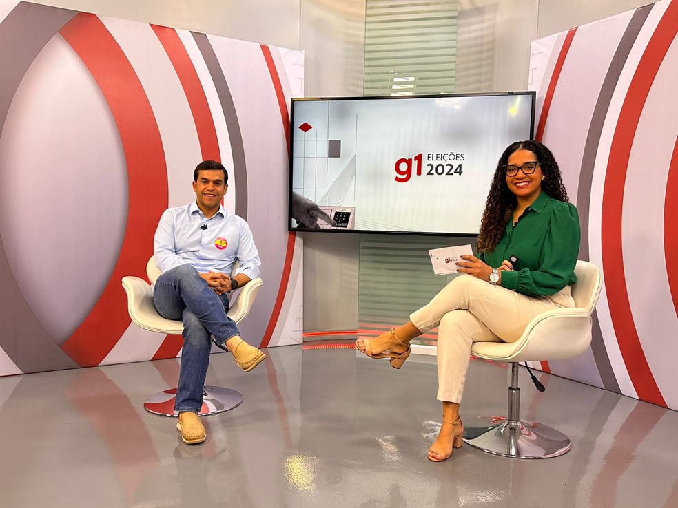 Beto Pereira em sabatina do g1MS — Foto: José Câmara/ g1