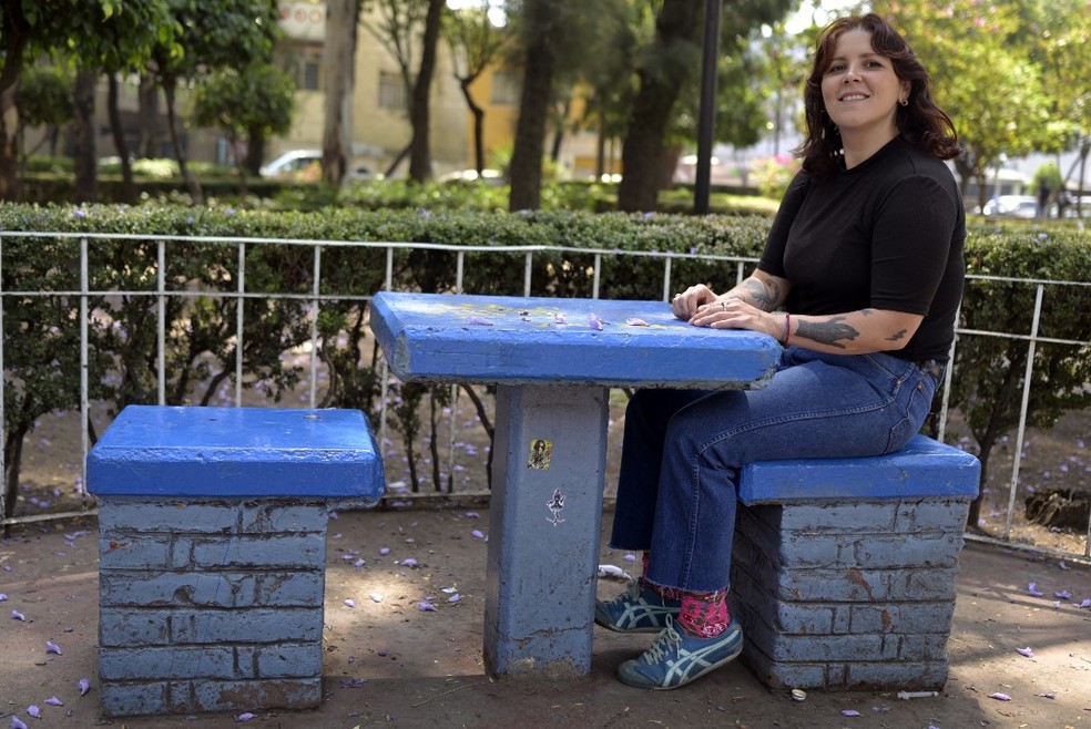 A americana Jessica James trocou o Alasca pelo México — Foto: Alfredo Estrella/AFP