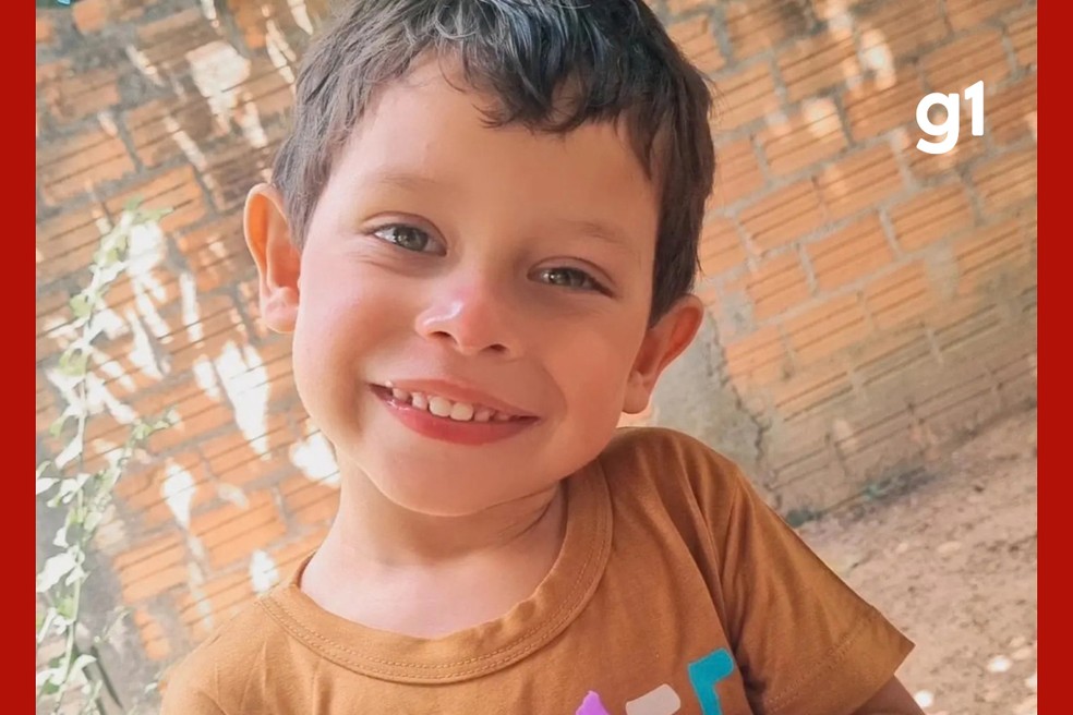Henry Gabriel Nogueira Santos, de 4 anos, morreu após se afogar em um balneário em MT — Foto: Reprodução/Redes sociais