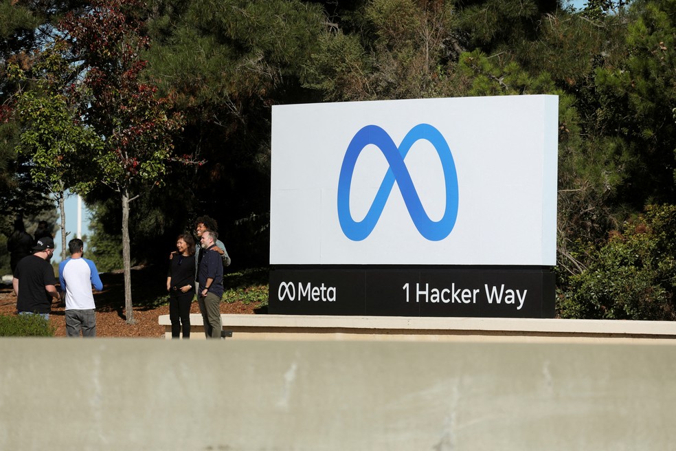 Escritório da Meta em Menlo Park, Califórnia, Estados Unidos — Foto: REUTERS/Nathan Frandino