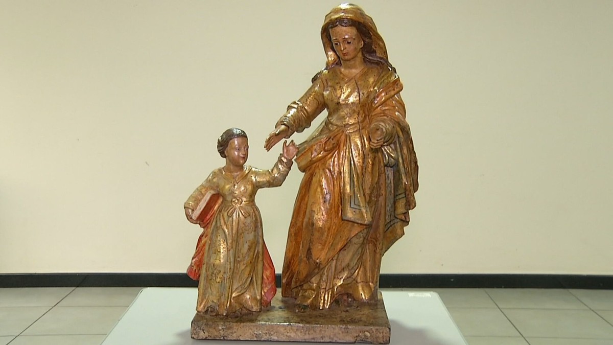 Obra sacra furtada no RJ não estava em cadastro de desaparecidos, diz Iphan; ela foi encontrada em museu de MG
