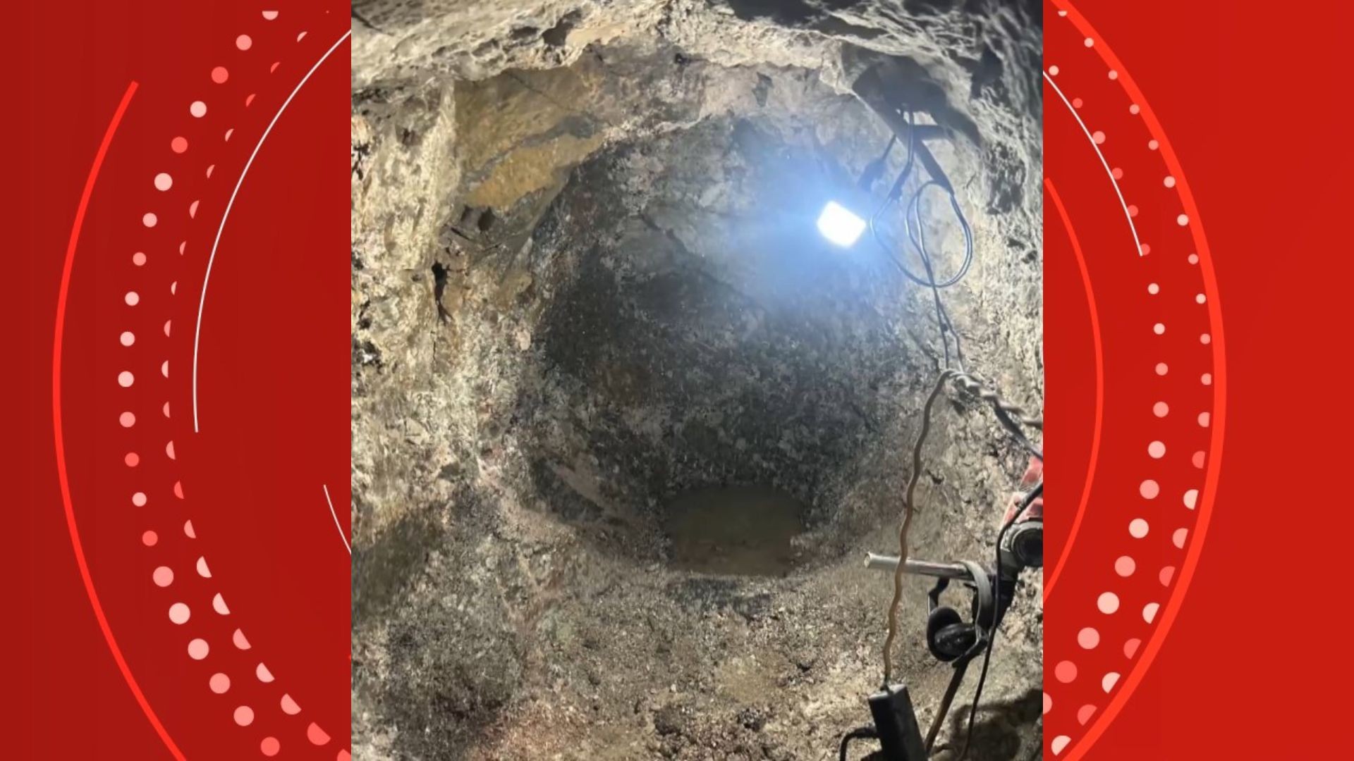 Homens cavam túnel em rocha em busca de pedras preciosas e são presos por garimpo ilegal no ES