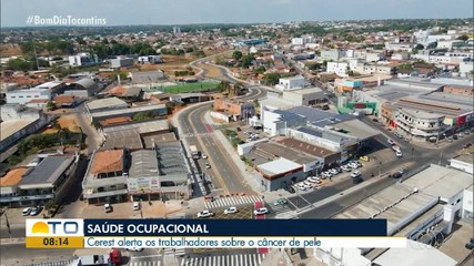 Trabalhadores recebem orientações sobre o câncer de pele em Araguaína