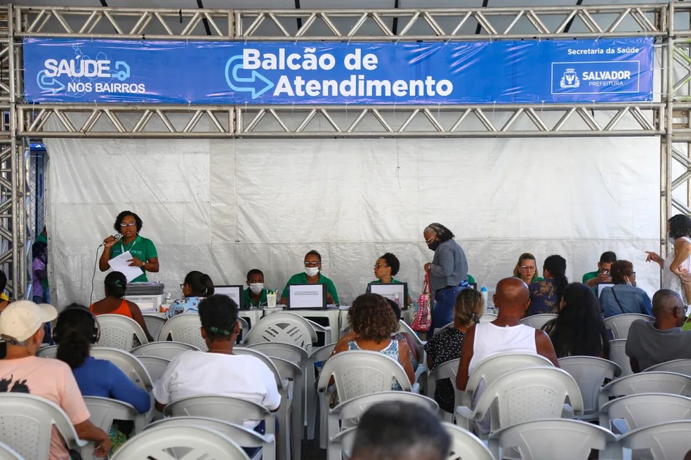 Projeto ''Saúde nos Bairros'' no Tororó — Foto: Bruno Concha/Secom