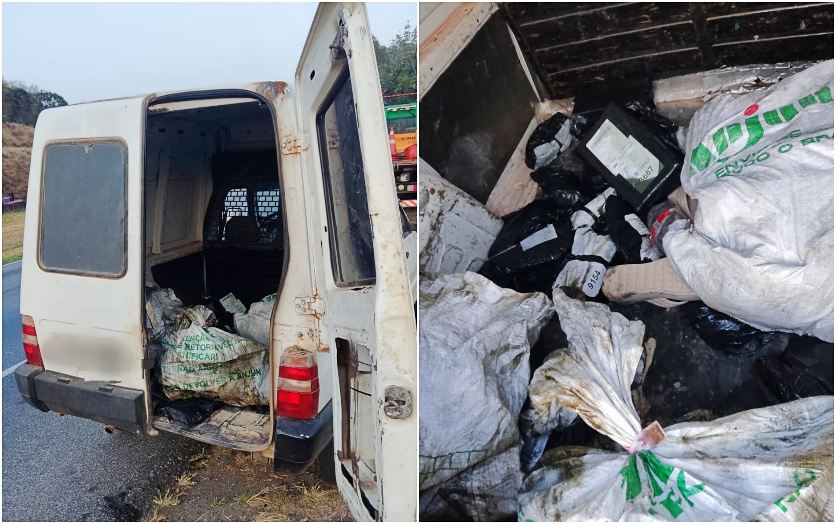 Trio é preso por saque de carga de carreta tombada na Fernão Dias, em Três Corações, MG