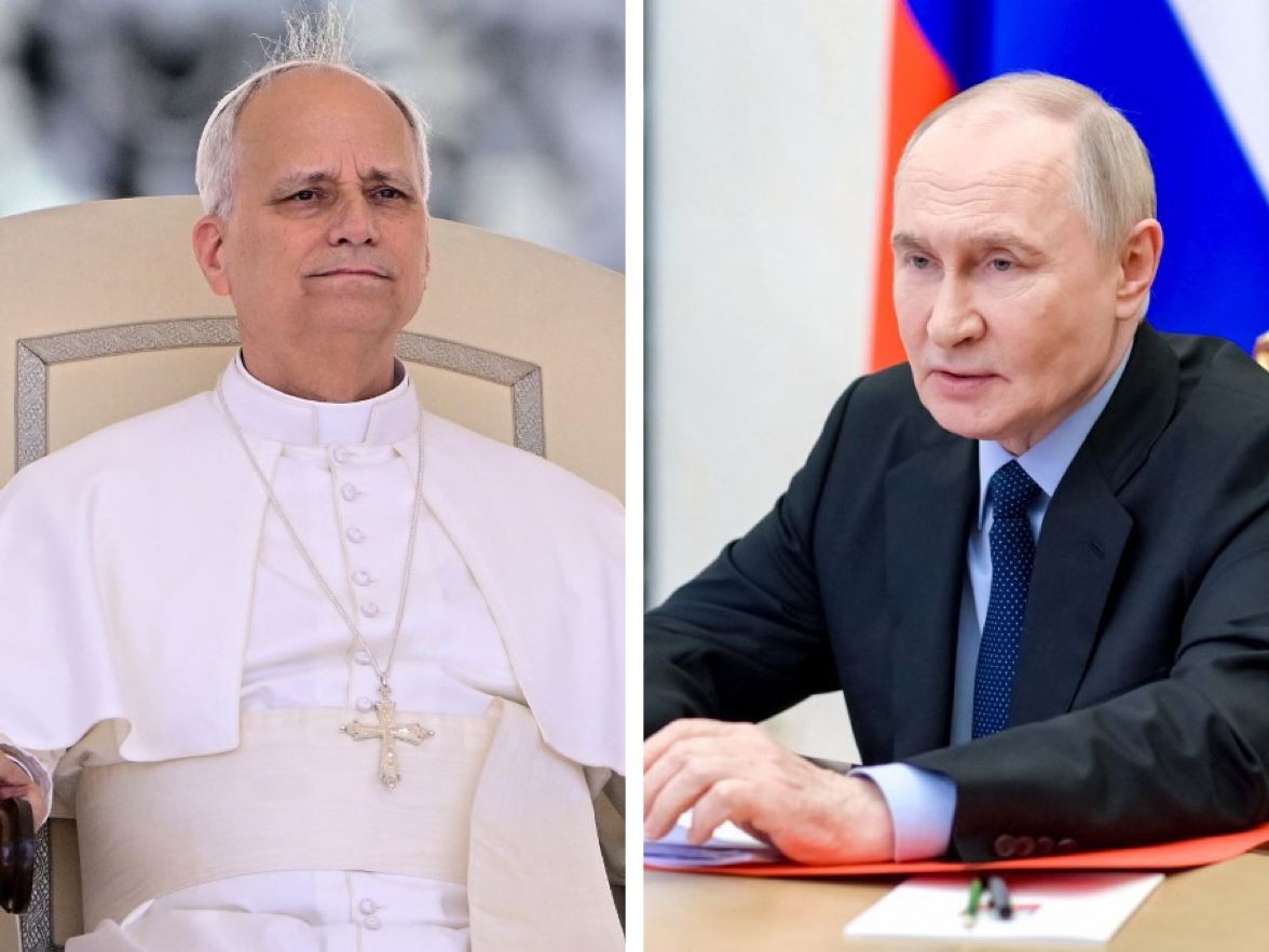 Papa Leão XIV conversa com Putin pela primeira vez e pede passo em direção à paz na guerra com a Ucrânia