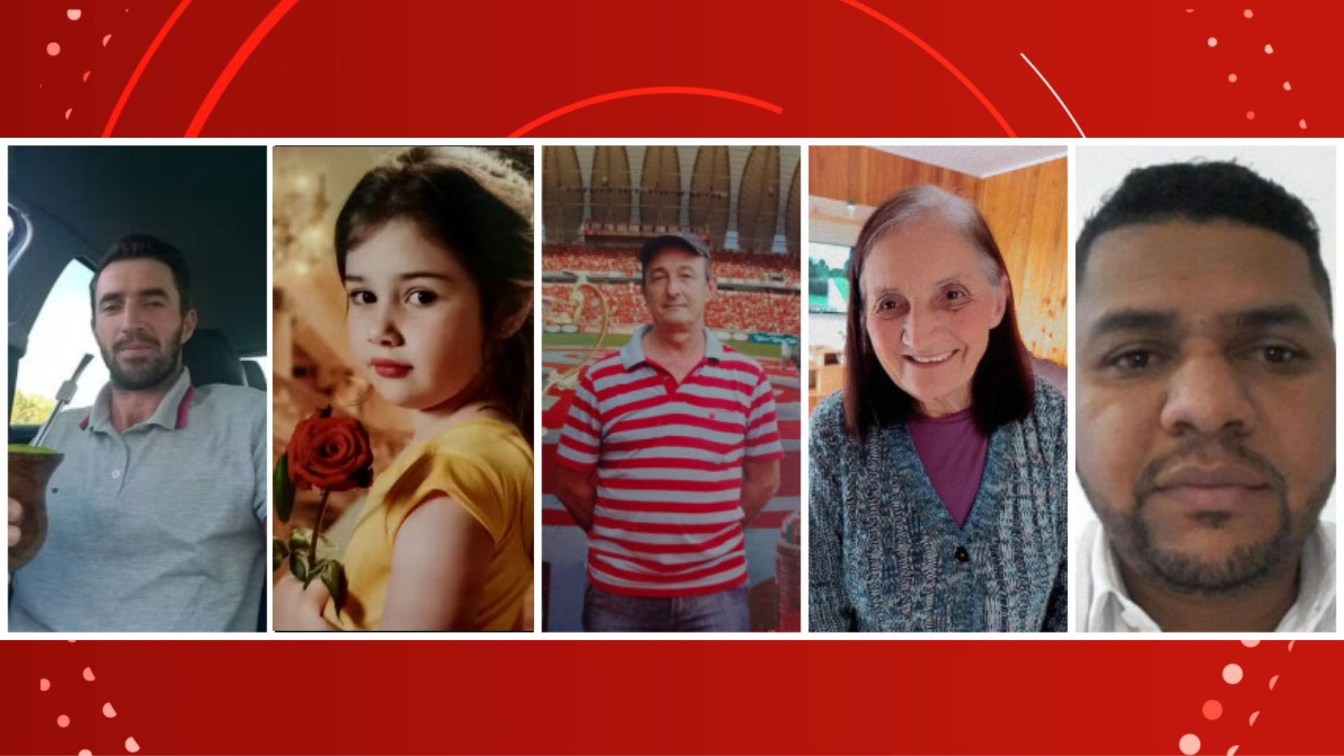 Pai e filha de 8 anos, casal de idosos e motorista de van: quem são as vítimas de acidente na BR-386, em Carazinho