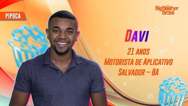 Davi foi escolhido pelo público para entrar no BBB 24 — Foto: Divulgação/BBB 24