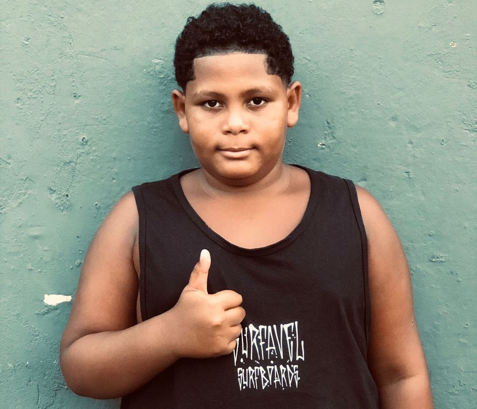 Uma das vítimas foi identificada como João Victor Santos Moreira, de 10. — Foto: Arquivo pessoal