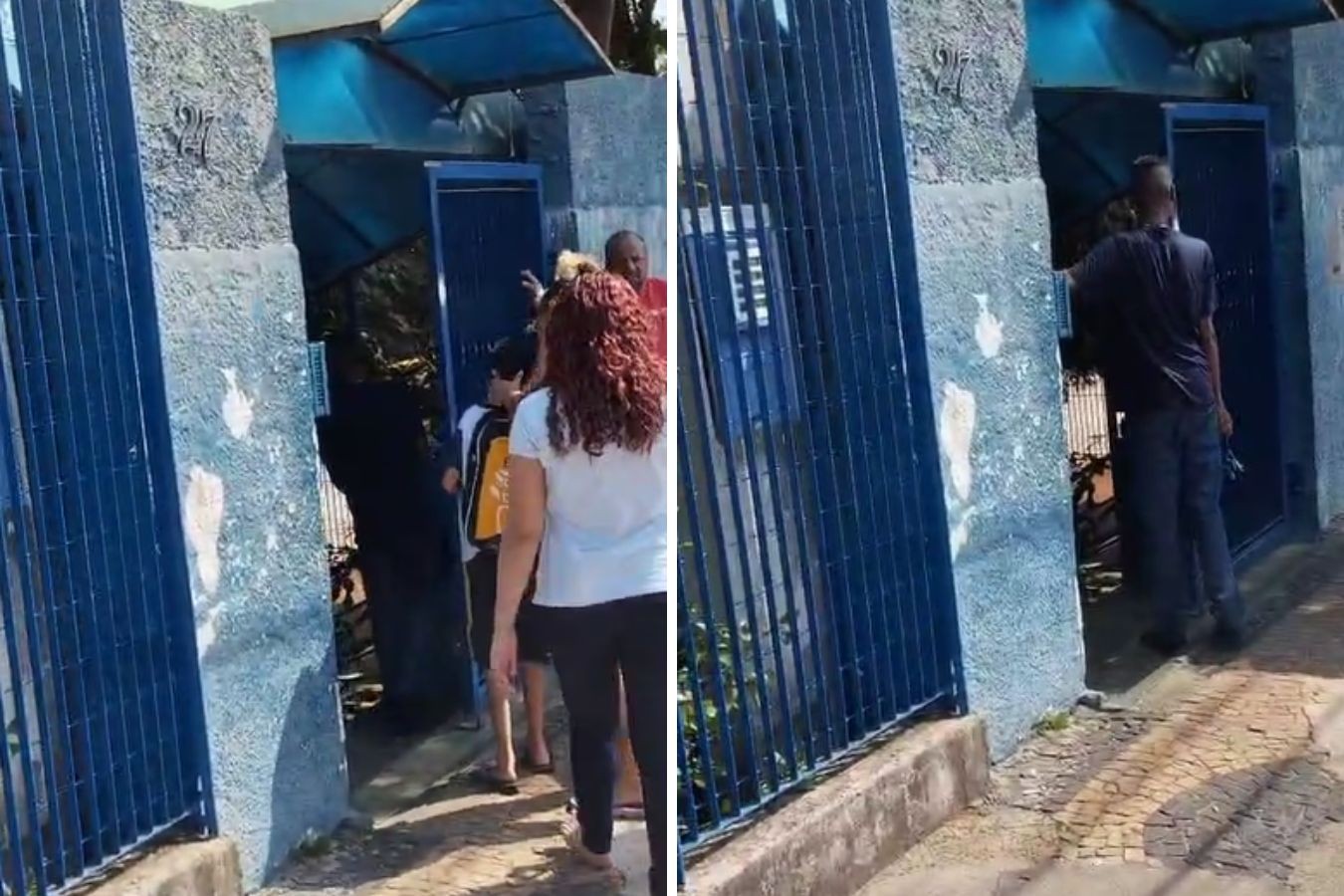 Criança pula muro de escola para pegar bambolê, some por 1 hora e é encontrada 2 km distante por moradora de Campinas