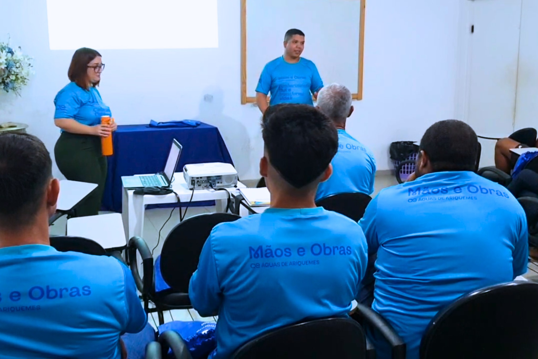 Aula inaugural do curso de bombeiro hidráulico marca o início de novas oportunidades em Ariquemes