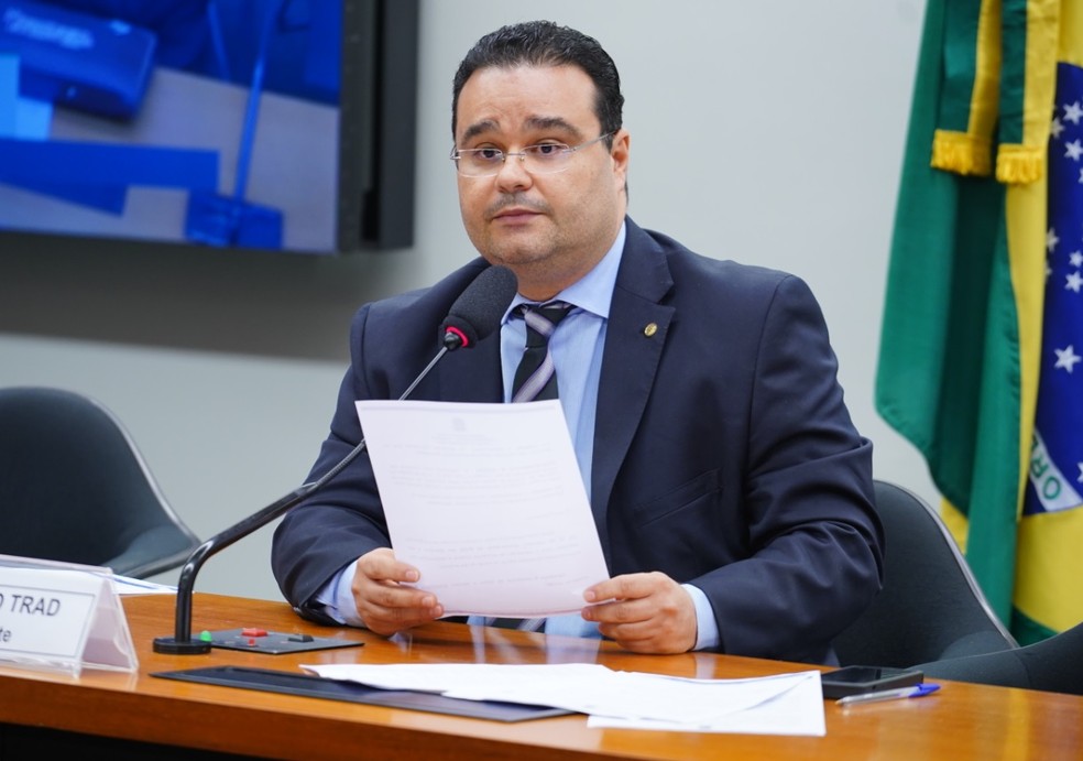 Fábio Trad (PT) candidato ao governo de MS em 2026. — Foto: Pablo Valadares/Câmara dos Deputados