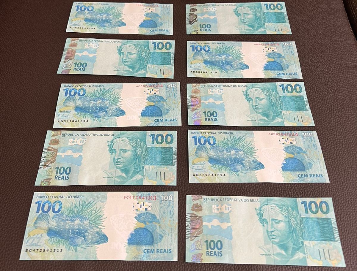 Jovem é preso com R$ 1 mil em notas falsas após recebê-las pelo correio