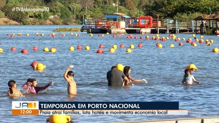 Temporada de praia movimenta comércio e rede hoteleira em Porto Nacional