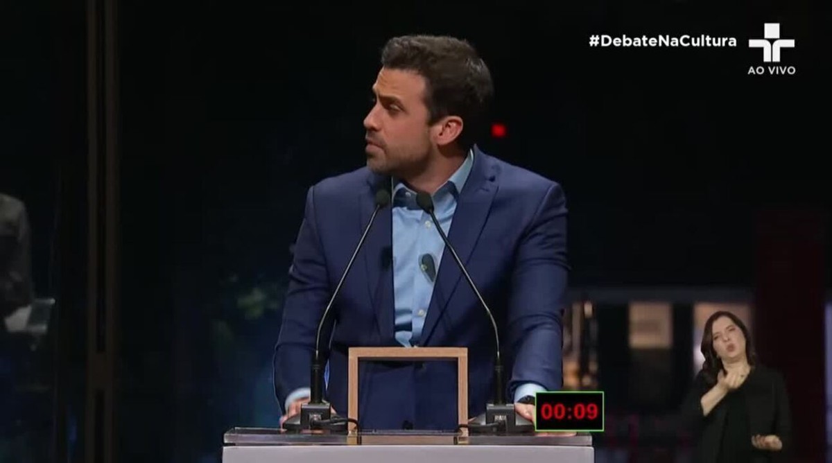 VÍDEO: Datena agride Pablo Marçal durante debate em São Paulo