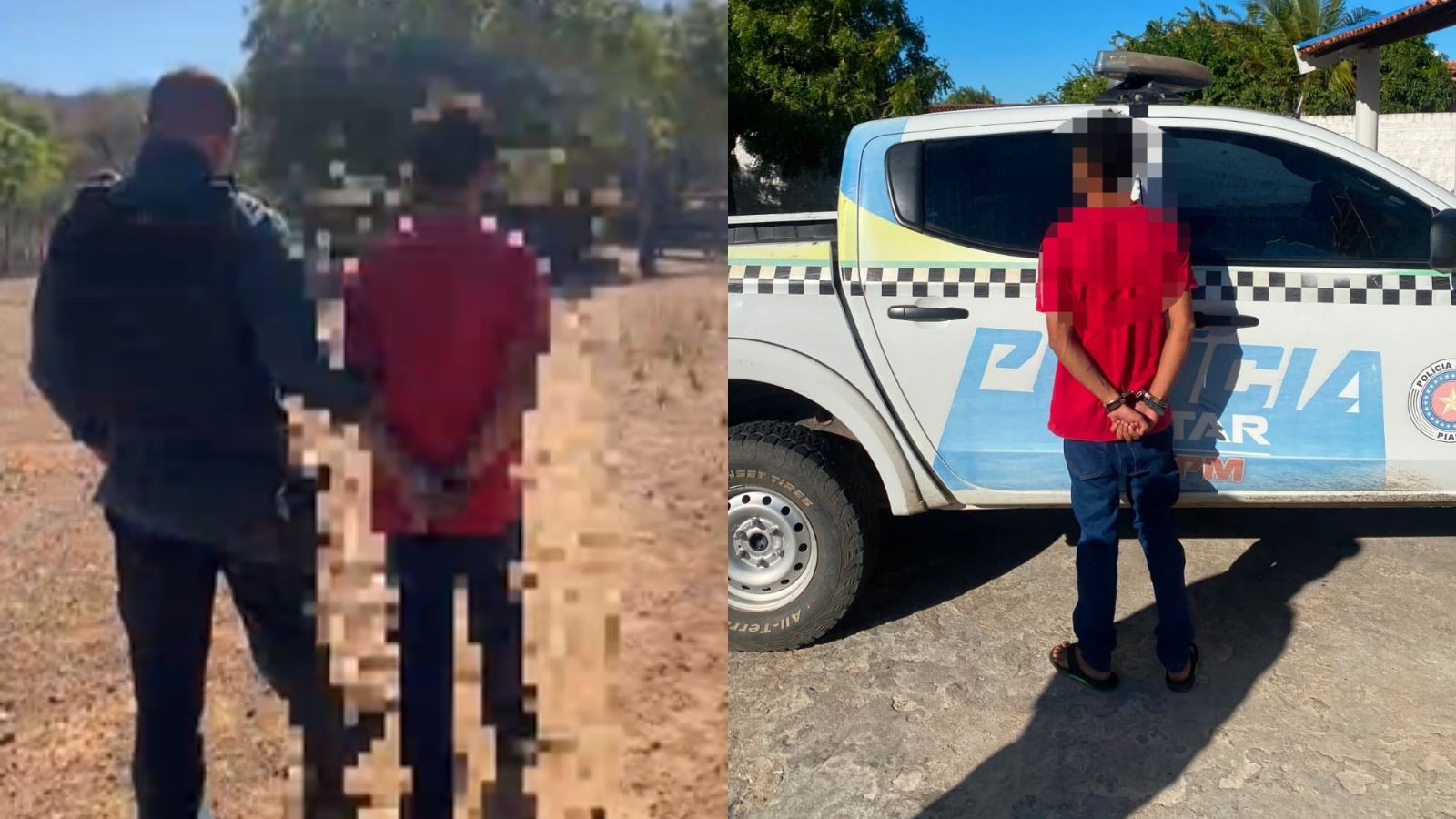 Homem é preso suspeito de ameaçar matar a irmã no interior do PI: 'três tiros no rosto'
