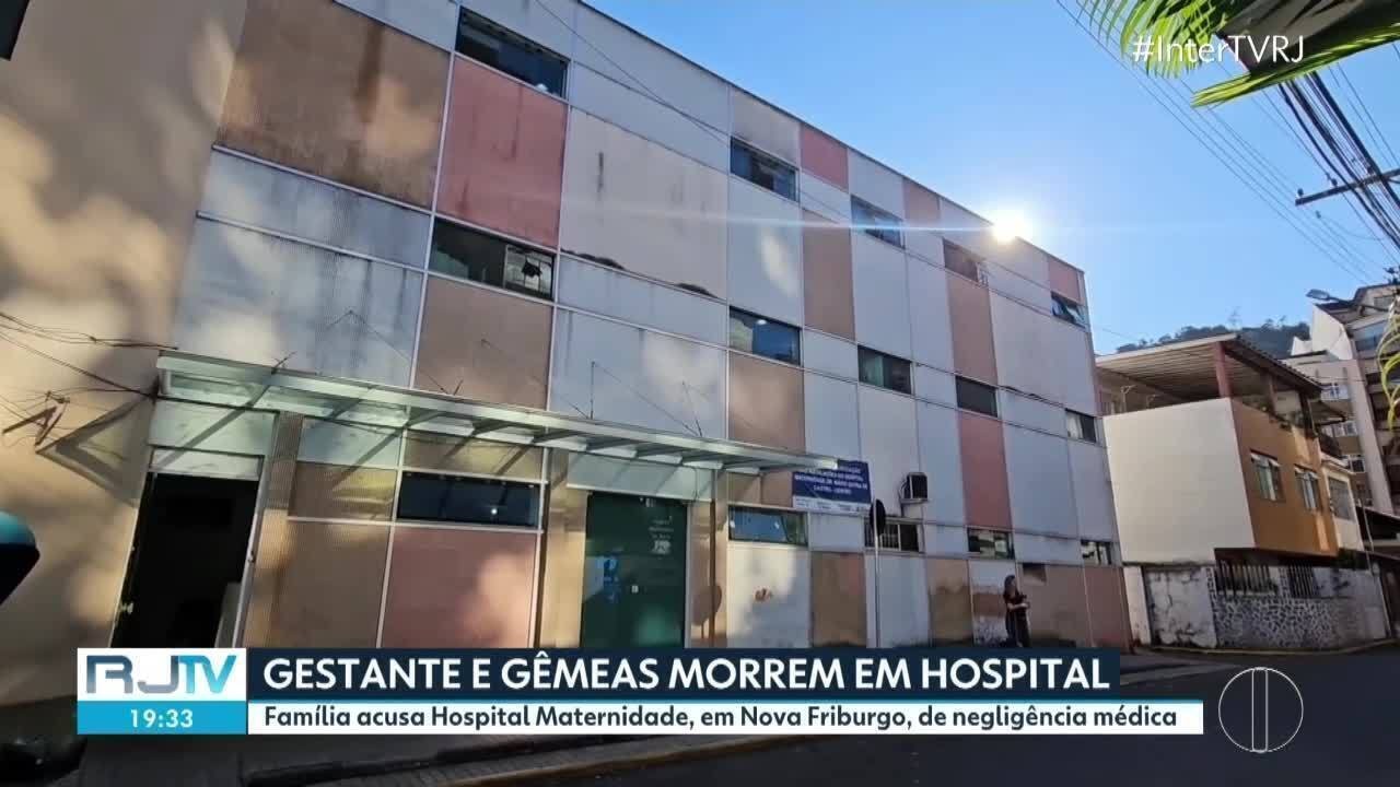 Família denuncia negligência médica após morte de grávida e gêmeas em Nova Friburgo, no RJ