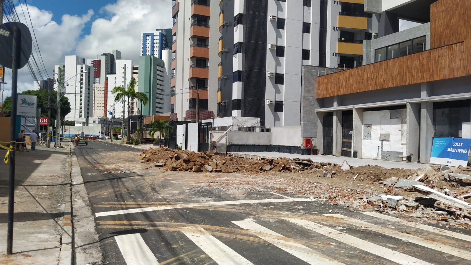 Vazamento de gás é registrado em cruzamento no bairro de Manaíra, em João Pessoa