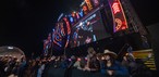 A 4ª noite da Festa do Peão de Americana 2026, neste domingo (7), teve arena lotada para acompanhar a final da PBR e os shows de Matogrosso e Mathias e o grupo Menos é Mais — Foto: Thomaz Marostegan