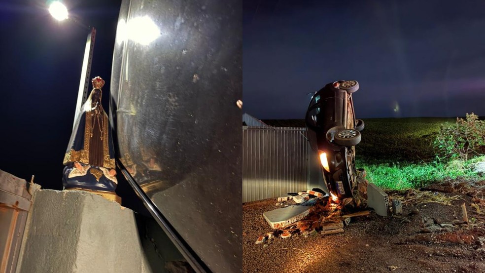 Vereadora relatou que saiu ilesa após o acidente — Foto: Valéria Bosso