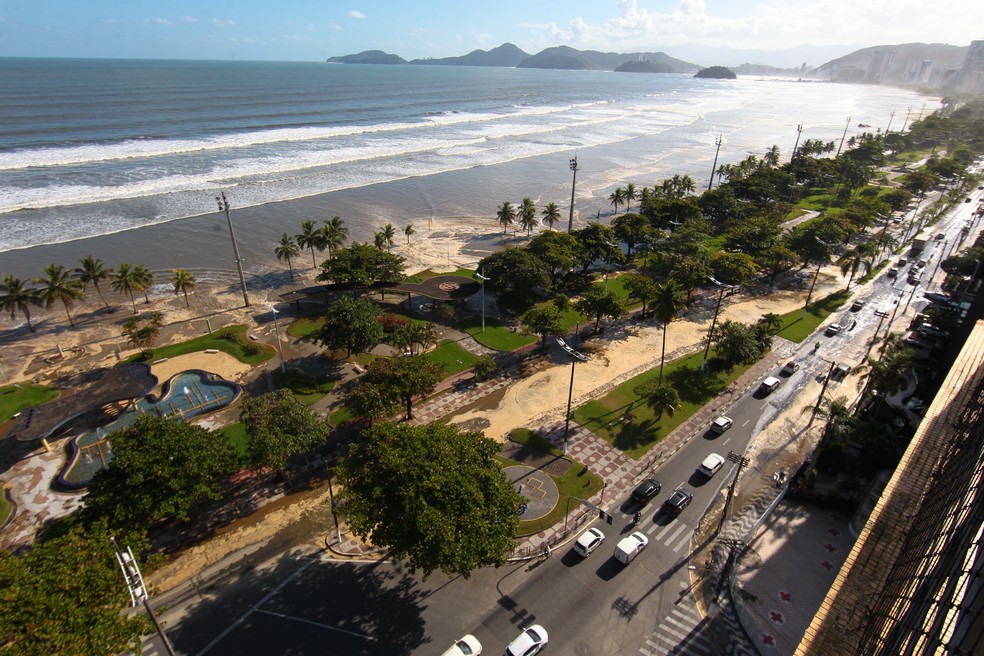 Tsunami no litoral de SP foi descartado por sismólogo da USP — Foto: A Tribuna Jornal