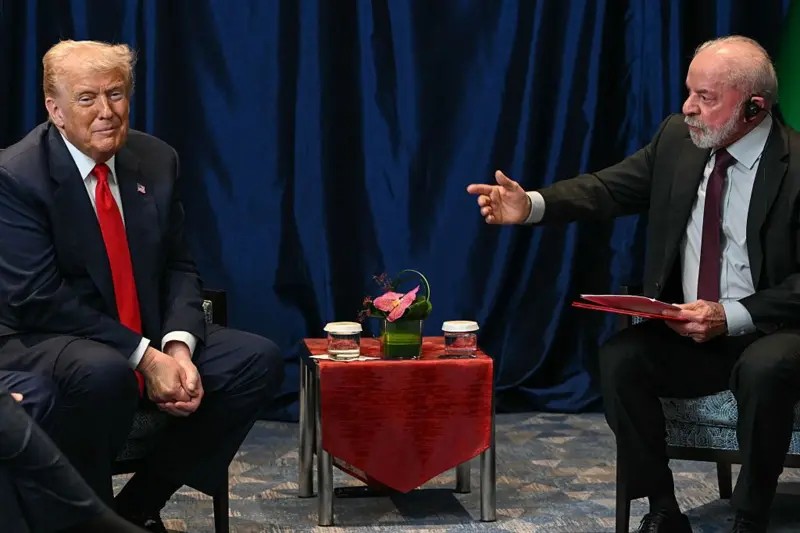 Lula conversa com Trump