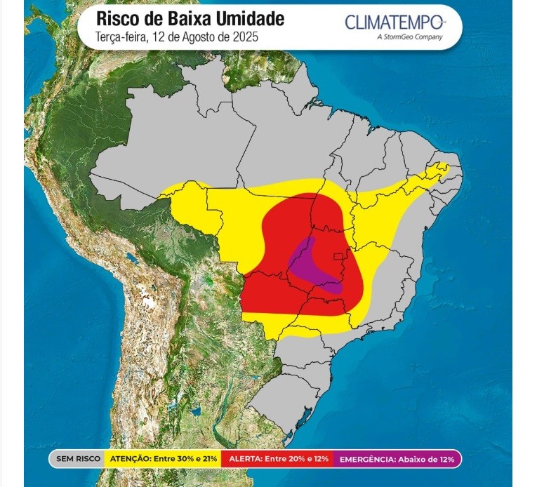 Onda de frio e tempo seco: Limeira registra -0,1ºC e região tem alerta de perigo para baixa umidade do ar
