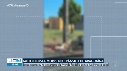 Motociclista morre no trânsito de Araguaína