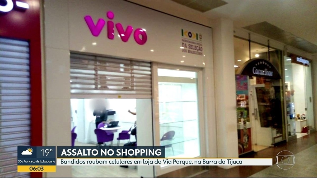 Criminosos Assaltam Loja De Celular Em Shopping Na Barra Da Tijuca Na Zona Oeste Do Rio Rio 
