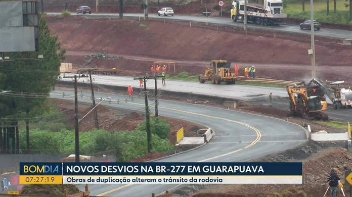 DER-PR publica resultado da licitação da duplicação da BR-277 em Guarapuava