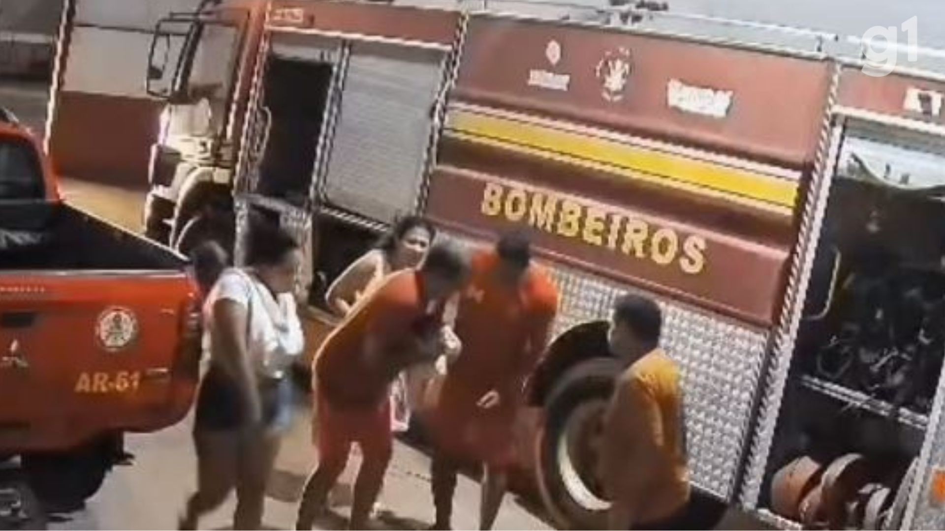 VÍDEO: Bebê de 1 mês e 10 dias é socorrida por bombeiros após se engasgar em Chapadinha, no MA