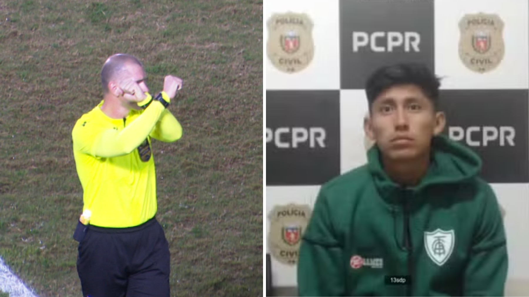 Jogador de futebol Miguelito preso após jogo no Paraná: entenda o que é o 'protocolo antirracismo' executado pelo árbitro 