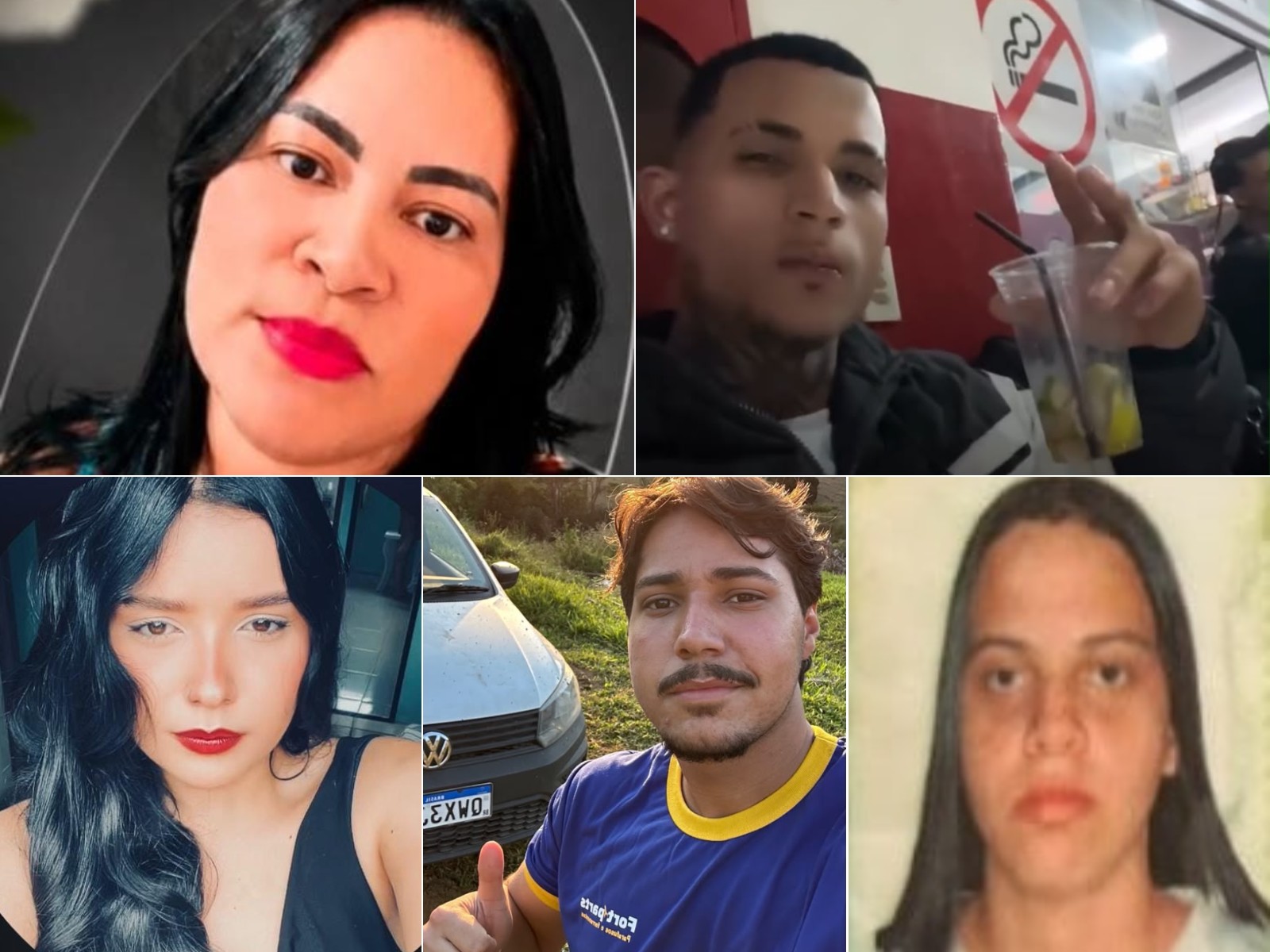 Veja quem são as vítimas do acidente com cinco mortos na BR-116, em MG