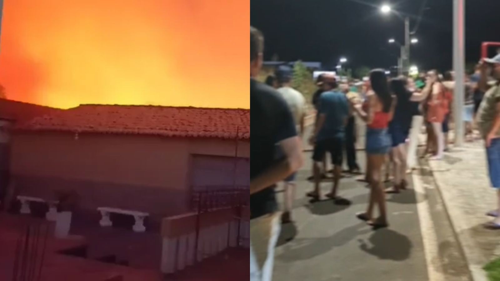 VÍDEO: Incêndio ameaça Casa Paroquial no PI, padre pede ajuda e mais de 50 fiéis se unem para conter chamas