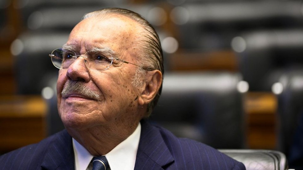 José Sarney, de 93 anos, natural do estado do Maranhão (MA) — Foto: Agência Senado/Divulgação 