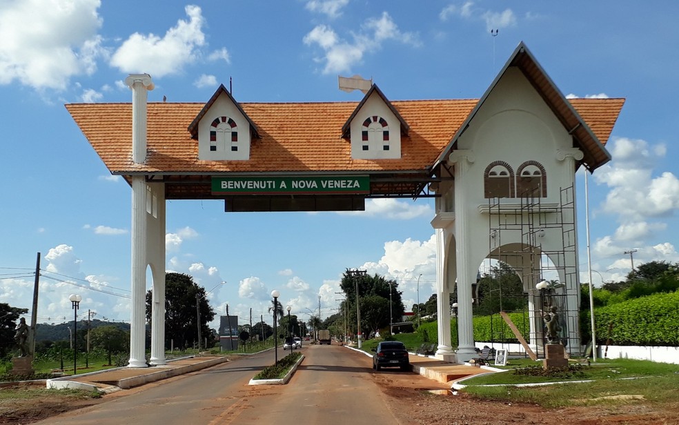 Nova Veneza se prepara para o Festival Italiano, em Goiás — Foto: Paula Resende/ G1